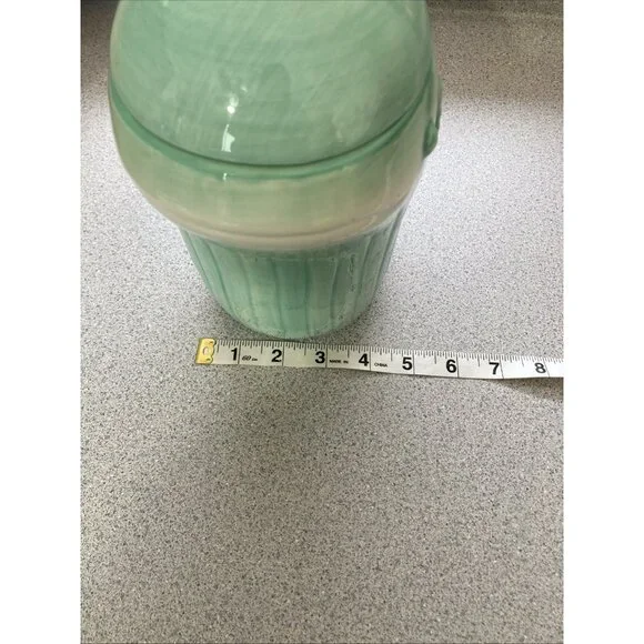 Port Phillip Shore Line Teal Whale Ceramic Cookie Jar Salt Water Marine Mammals - Picture 10 of 10